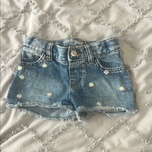 Cat & Jack Blue Denim Frayed Shorts